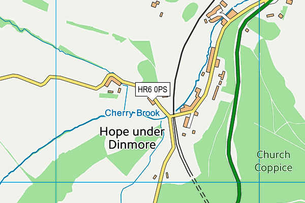 HR6 0PS map - OS VectorMap District (Ordnance Survey) HR6 0PS map - OS VectorMap District (Ordnance Survey)