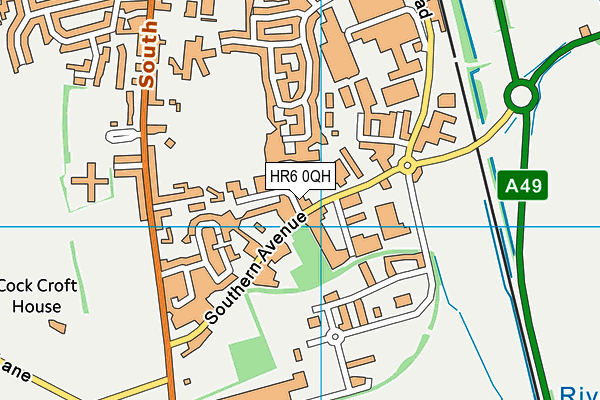 HR6 0QH map - OS VectorMap District (Ordnance Survey) HR6 0QH map - OS VectorMap District (Ordnance Survey)