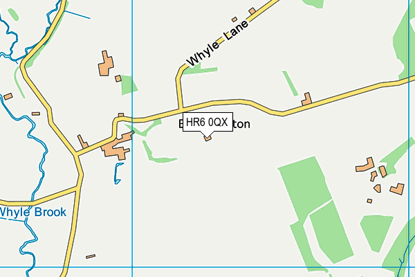 HR6 0QX map - OS VectorMap District (Ordnance Survey) HR6 0QX map - OS VectorMap District (Ordnance Survey)