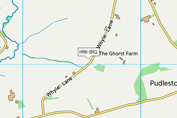 HR6 0RQ map - OS VectorMap District (Ordnance Survey) HR6 0RQ map - OS VectorMap District (Ordnance Survey)