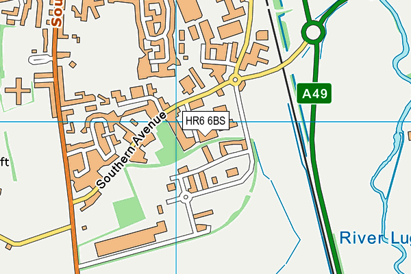 HR6 6BS map - OS VectorMap District (Ordnance Survey) HR6 6BS map - OS VectorMap District (Ordnance Survey)