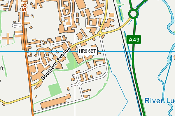 HR6 6BT map - OS VectorMap District (Ordnance Survey) HR6 6BT map - OS VectorMap District (Ordnance Survey)