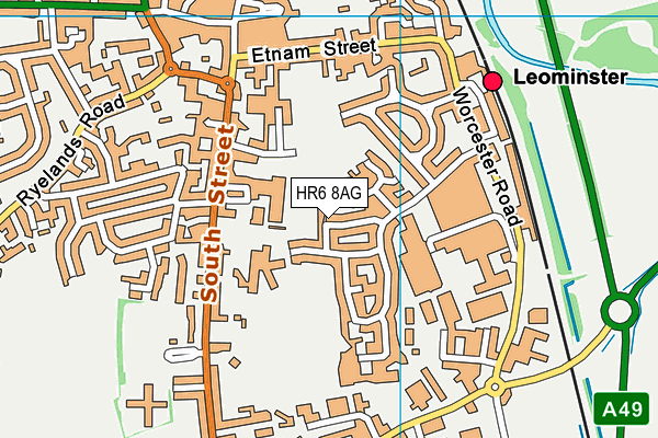 HR6 8AG map - OS VectorMap District (Ordnance Survey) HR6 8AG map - OS VectorMap District (Ordnance Survey)