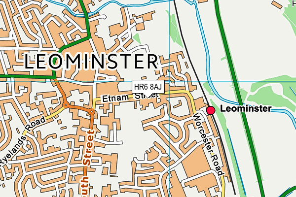 HR6 8AJ map - OS VectorMap District (Ordnance Survey) HR6 8AJ map - OS VectorMap District (Ordnance Survey)