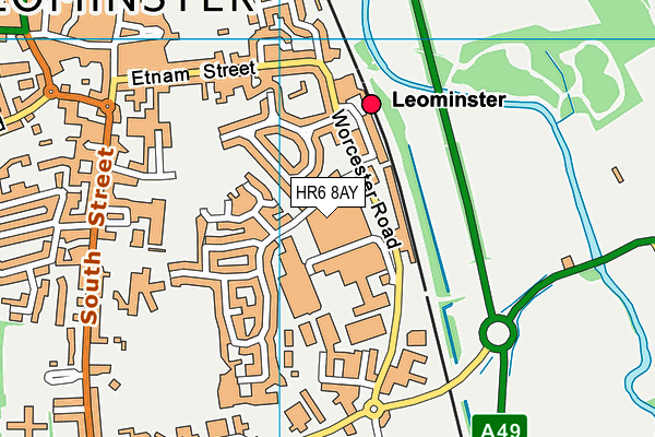 HR6 8AY map - OS VectorMap District (Ordnance Survey) HR6 8AY map - OS VectorMap District (Ordnance Survey)
