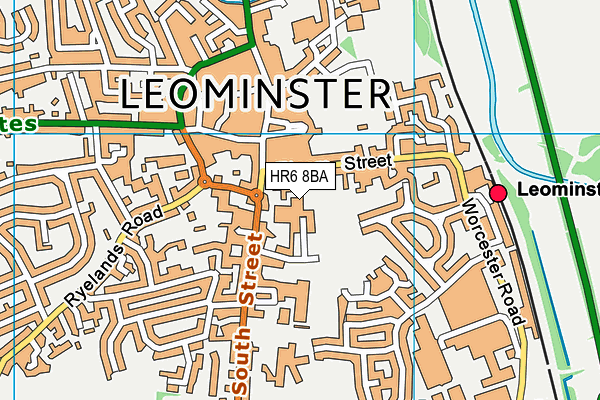 HR6 8BA map - OS VectorMap District (Ordnance Survey) HR6 8BA map - OS VectorMap District (Ordnance Survey)