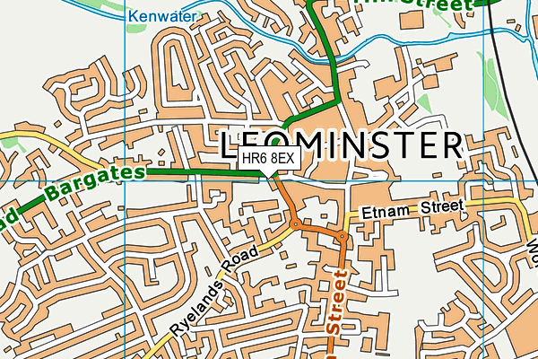 HR6 8EX map - OS VectorMap District (Ordnance Survey) HR6 8EX map - OS VectorMap District (Ordnance Survey)