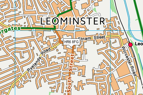 HR6 8FG map - OS VectorMap District (Ordnance Survey) HR6 8FG map - OS VectorMap District (Ordnance Survey)
