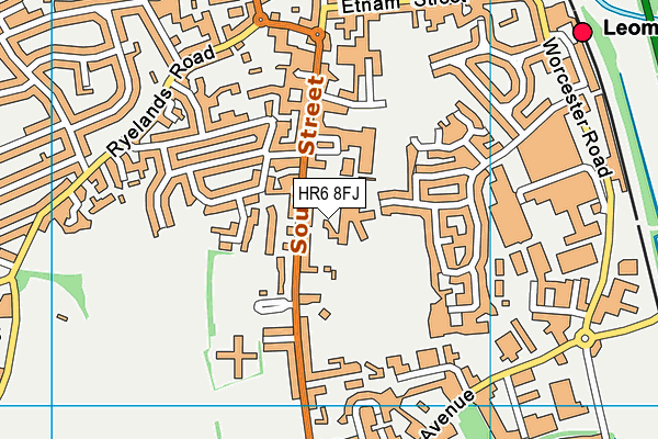 HR6 8FJ map - OS VectorMap District (Ordnance Survey) HR6 8FJ map - OS VectorMap District (Ordnance Survey)