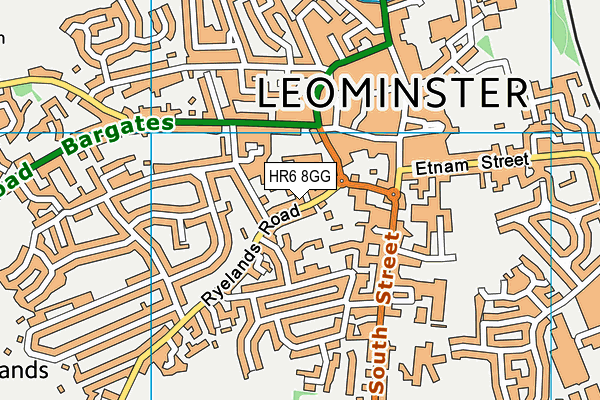 HR6 8GG map - OS VectorMap District (Ordnance Survey) HR6 8GG map - OS VectorMap District (Ordnance Survey)