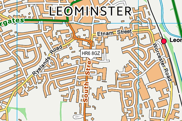 HR6 8GZ map - OS VectorMap District (Ordnance Survey) HR6 8GZ map - OS VectorMap District (Ordnance Survey)