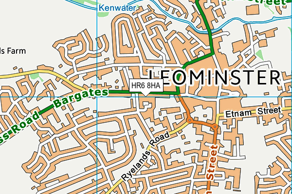 HR6 8HA map - OS VectorMap District (Ordnance Survey) HR6 8HA map - OS VectorMap District (Ordnance Survey)