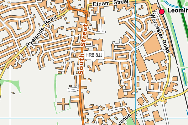 HR6 8JJ map - OS VectorMap District (Ordnance Survey) HR6 8JJ map - OS VectorMap District (Ordnance Survey)