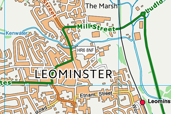 HR6 8NF map - OS VectorMap District (Ordnance Survey) HR6 8NF map - OS VectorMap District (Ordnance Survey)