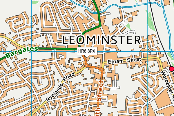 HR6 8PX map - OS VectorMap District (Ordnance Survey) HR6 8PX map - OS VectorMap District (Ordnance Survey)