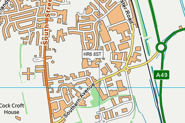 HR6 8ST map - OS VectorMap District (Ordnance Survey) HR6 8ST map - OS VectorMap District (Ordnance Survey)