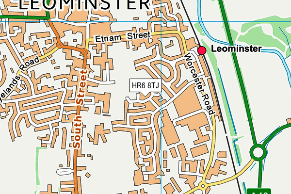 HR6 8TJ map - OS VectorMap District (Ordnance Survey) HR6 8TJ map - OS VectorMap District (Ordnance Survey)