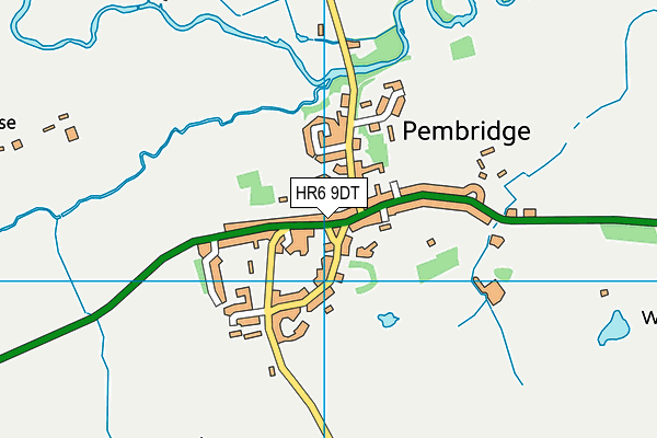 HR6 9DT map - OS VectorMap District (Ordnance Survey) HR6 9DT map - OS VectorMap District (Ordnance Survey)