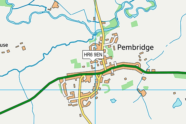 HR6 9EN map - OS VectorMap District (Ordnance Survey)