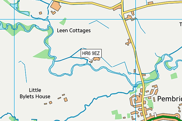 HR6 9EZ map - OS VectorMap District (Ordnance Survey) HR6 9EZ map - OS VectorMap District (Ordnance Survey)