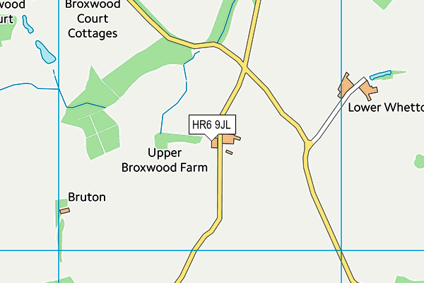 HR6 9JL map - OS VectorMap District (Ordnance Survey) HR6 9JL map - OS VectorMap District (Ordnance Survey)