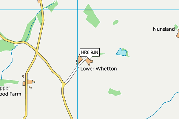 HR6 9JN map - OS VectorMap District (Ordnance Survey) HR6 9JN map - OS VectorMap District (Ordnance Survey)