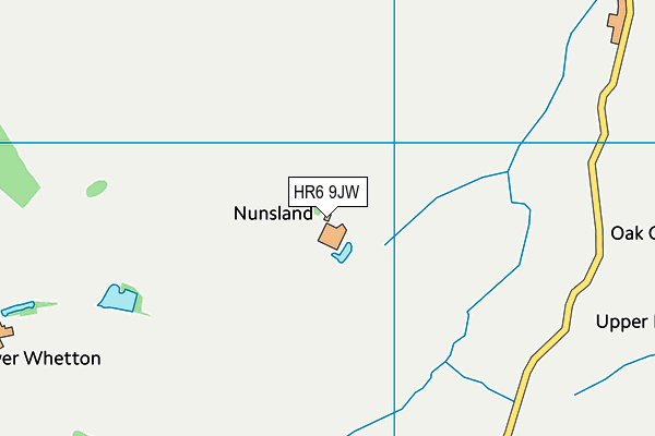 HR6 9JW map - OS VectorMap District (Ordnance Survey) HR6 9JW map - OS VectorMap District (Ordnance Survey)