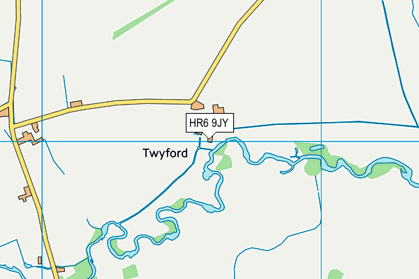 HR6 9JY map - OS VectorMap District (Ordnance Survey) HR6 9JY map - OS VectorMap District (Ordnance Survey)