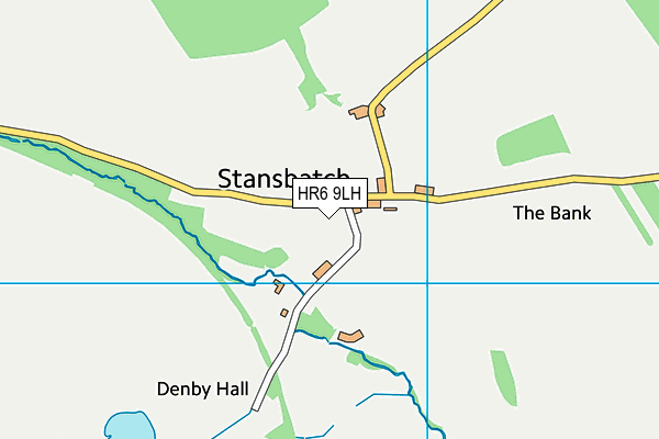 HR6 9LH map - OS VectorMap District (Ordnance Survey) HR6 9LH map - OS VectorMap District (Ordnance Survey)