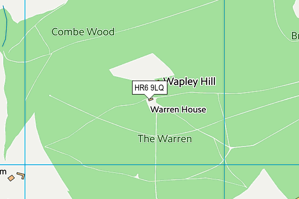 HR6 9LQ map - OS VectorMap District (Ordnance Survey) HR6 9LQ map - OS VectorMap District (Ordnance Survey)