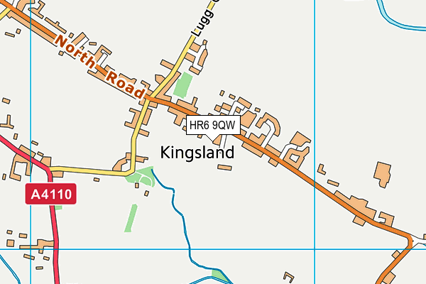 HR6 9QW map - OS VectorMap District (Ordnance Survey) HR6 9QW map - OS VectorMap District (Ordnance Survey)