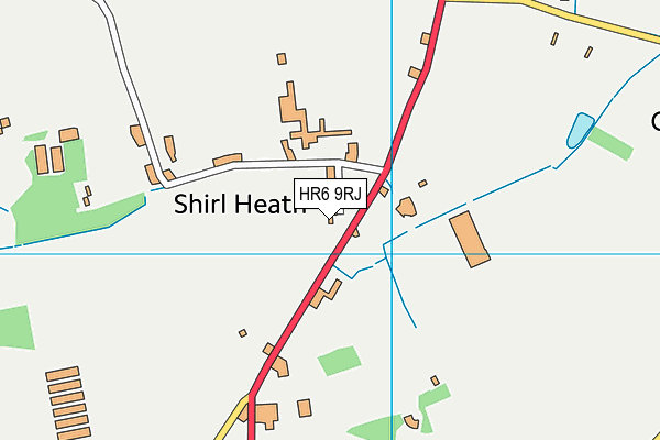 HR6 9RJ map - OS VectorMap District (Ordnance Survey) HR6 9RJ map - OS VectorMap District (Ordnance Survey)