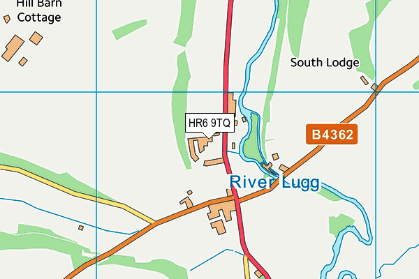HR6 9TQ map - OS VectorMap District (Ordnance Survey) HR6 9TQ map - OS VectorMap District (Ordnance Survey)
