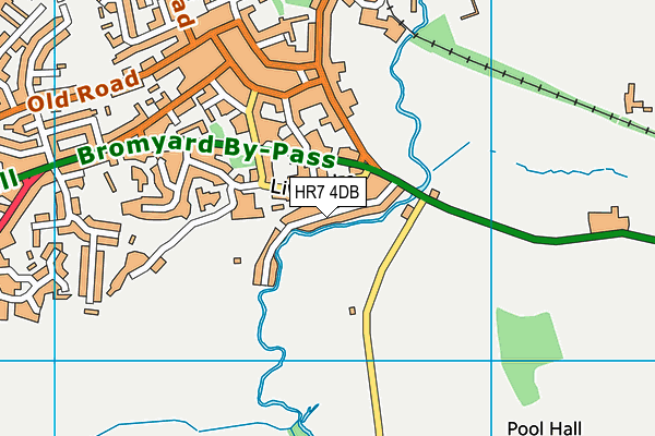 HR7 4DB map - OS VectorMap District (Ordnance Survey) HR7 4DB map - OS VectorMap District (Ordnance Survey)