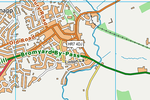 HR7 4DJ map - OS VectorMap District (Ordnance Survey) HR7 4DJ map - OS VectorMap District (Ordnance Survey)