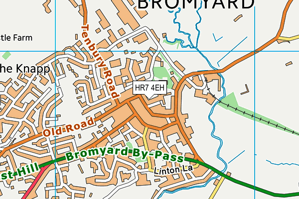 HR7 4EH map - OS VectorMap District (Ordnance Survey) HR7 4EH map - OS VectorMap District (Ordnance Survey)