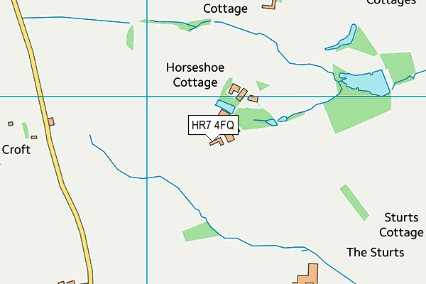 HR7 4FQ map - OS VectorMap District (Ordnance Survey) HR7 4FQ map - OS VectorMap District (Ordnance Survey)