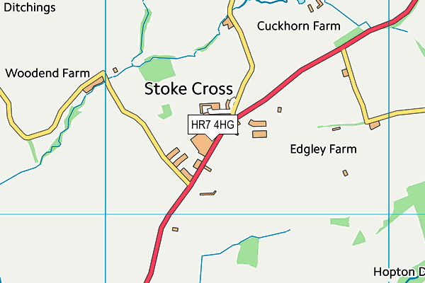 HR7 4HG map - OS VectorMap District (Ordnance Survey) HR7 4HG map - OS VectorMap District (Ordnance Survey)