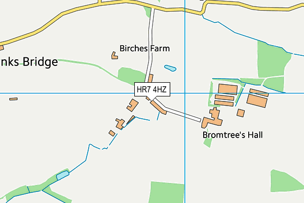 HR7 4HZ map - OS VectorMap District (Ordnance Survey) HR7 4HZ map - OS VectorMap District (Ordnance Survey)