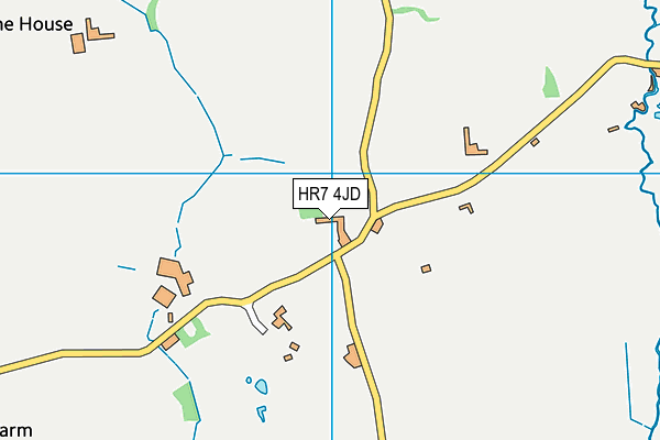 HR7 4JD map - OS VectorMap District (Ordnance Survey) HR7 4JD map - OS VectorMap District (Ordnance Survey)