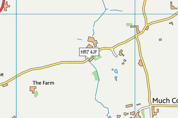 HR7 4JF map - OS VectorMap District (Ordnance Survey) HR7 4JF map - OS VectorMap District (Ordnance Survey)