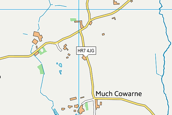 HR7 4JG map - OS VectorMap District (Ordnance Survey) HR7 4JG map - OS VectorMap District (Ordnance Survey)