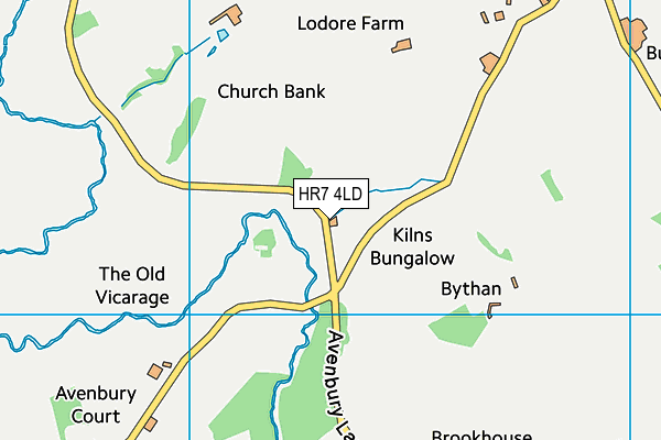 HR7 4LD map - OS VectorMap District (Ordnance Survey) HR7 4LD map - OS VectorMap District (Ordnance Survey)