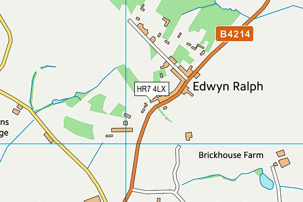 HR7 4LX map - OS VectorMap District (Ordnance Survey) HR7 4LX map - OS VectorMap District (Ordnance Survey)