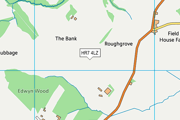 HR7 4LZ map - OS VectorMap District (Ordnance Survey) HR7 4LZ map - OS VectorMap District (Ordnance Survey)