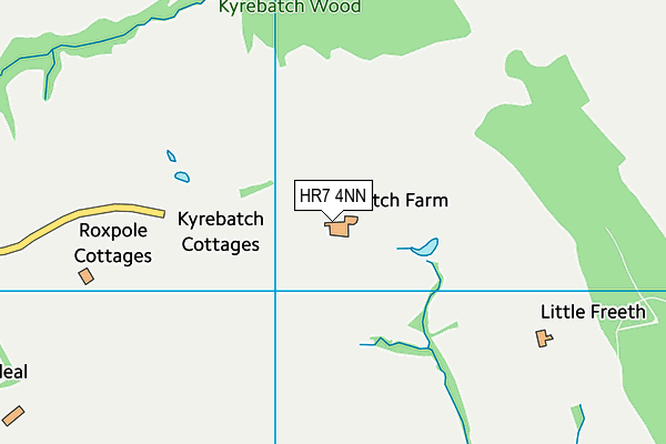 HR7 4NN map - OS VectorMap District (Ordnance Survey) HR7 4NN map - OS VectorMap District (Ordnance Survey)
