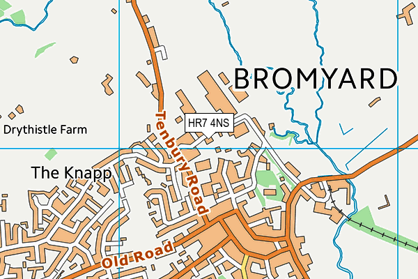 HR7 4NS map - OS VectorMap District (Ordnance Survey) HR7 4NS map - OS VectorMap District (Ordnance Survey)