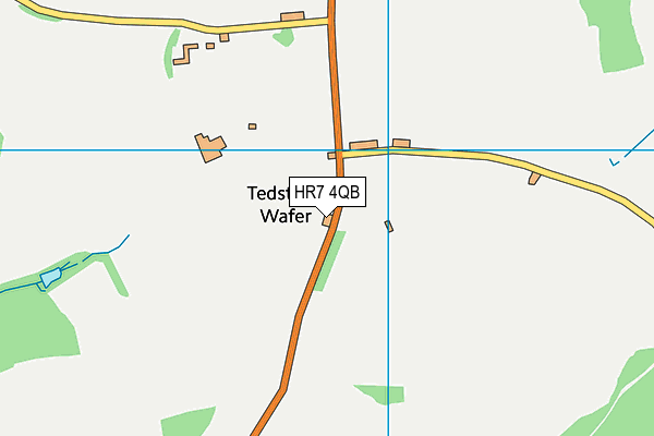 HR7 4QB map - OS VectorMap District (Ordnance Survey) HR7 4QB map - OS VectorMap District (Ordnance Survey)