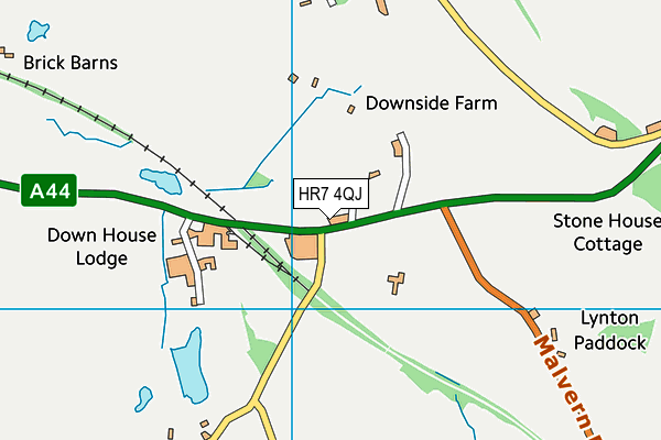 HR7 4QJ map - OS VectorMap District (Ordnance Survey) HR7 4QJ map - OS VectorMap District (Ordnance Survey)