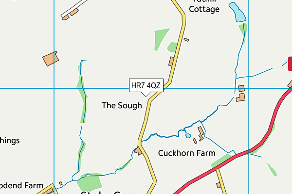 HR7 4QZ map - OS VectorMap District (Ordnance Survey) HR7 4QZ map - OS VectorMap District (Ordnance Survey)